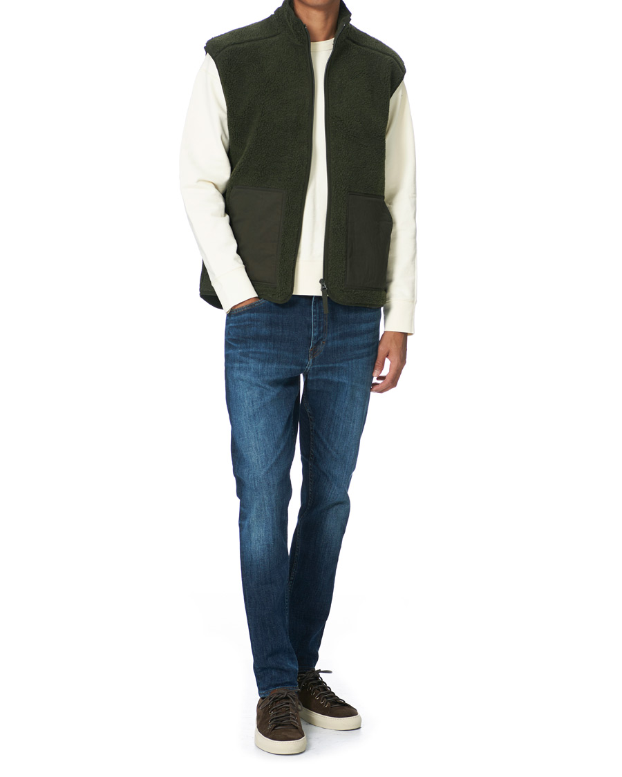 Homme | Pulls Et Tricots | Samsøe Samsøe | Samsøe & Samsøe Tim Fleece Vest Deep Depths