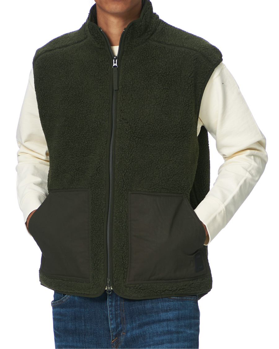 Homme | Pulls Et Tricots | Samsøe Samsøe | Samsøe & Samsøe Tim Fleece Vest Deep Depths