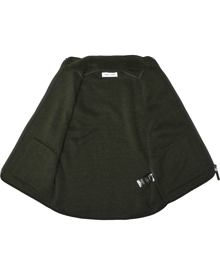 Homme | Pulls Et Tricots | Samsøe Samsøe | Samsøe & Samsøe Tim Fleece Vest Deep Depths