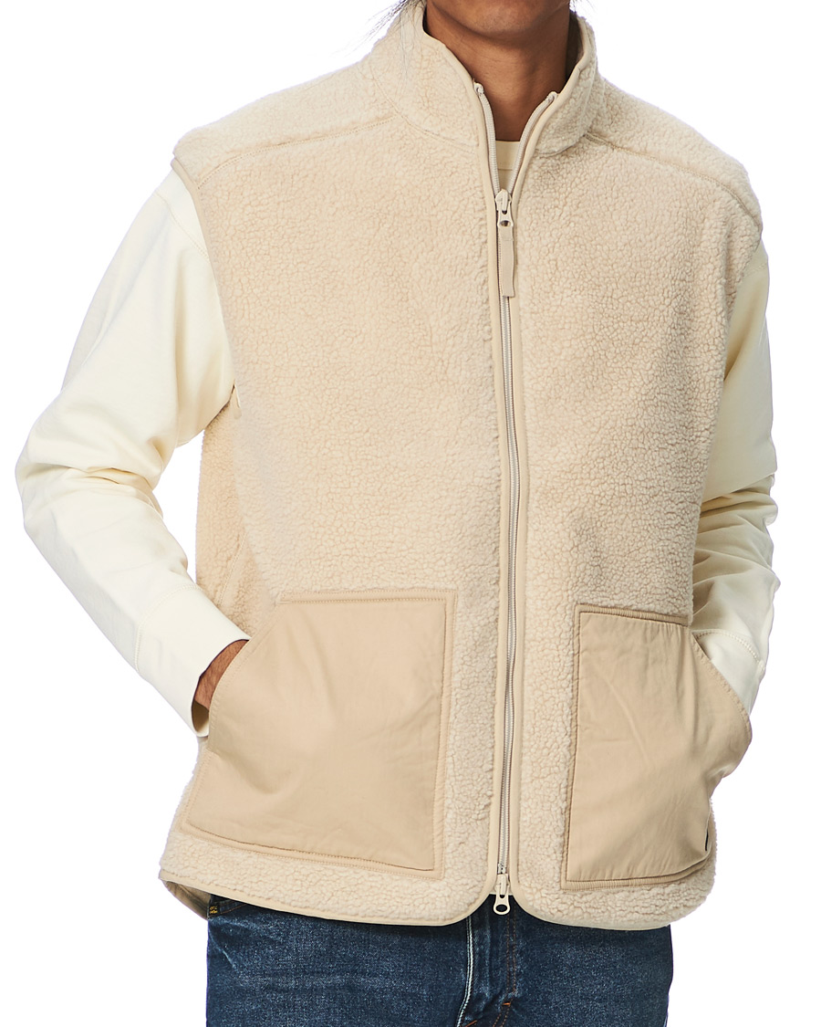 Homme | Pulls Et Tricots | Samsøe Samsøe | Samsøe & Samsøe Tim Fleece Vest Brown Rice