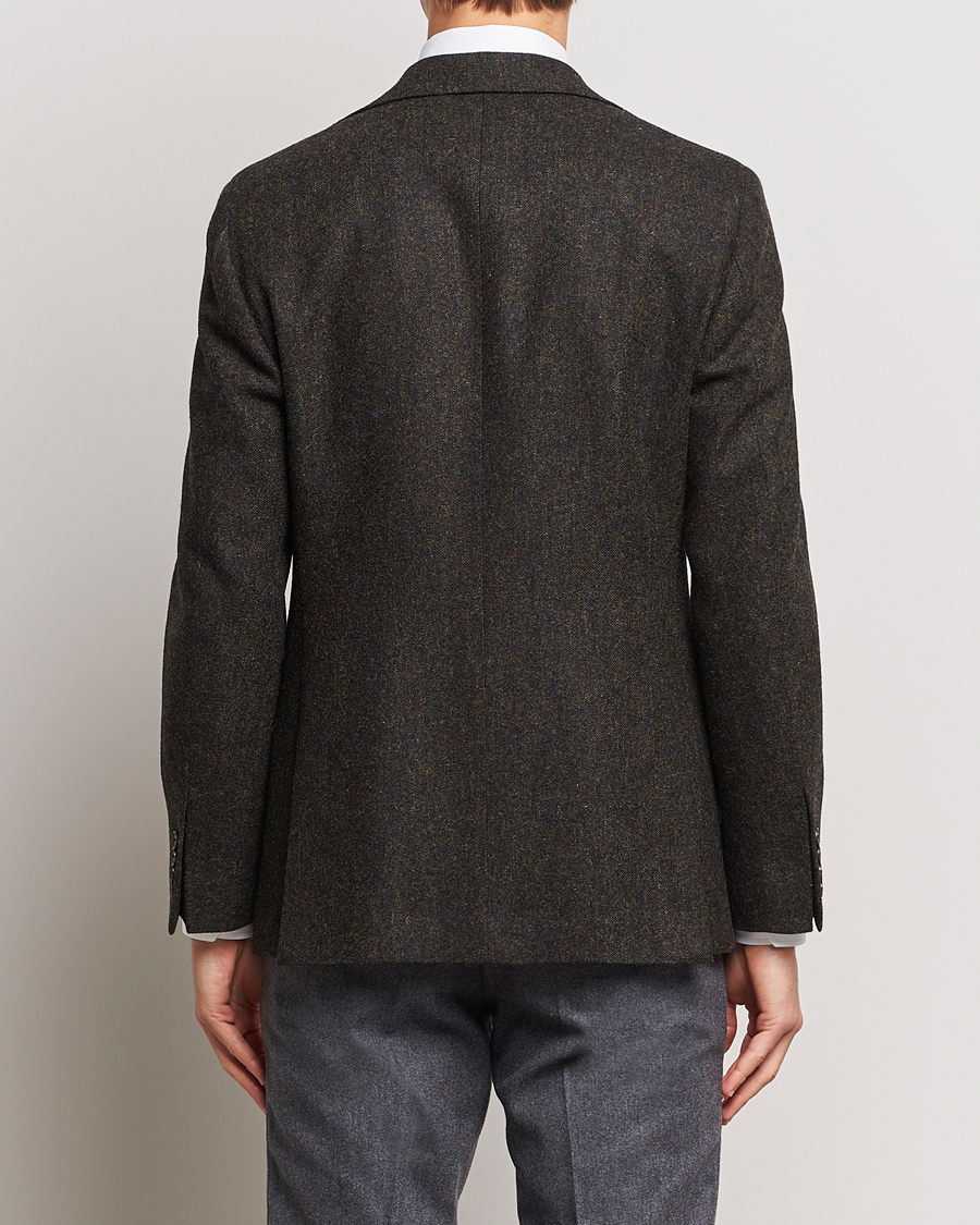 Heren | Blazers | Walker Slater | Edward Wool Donegal Blazer Dark Brown