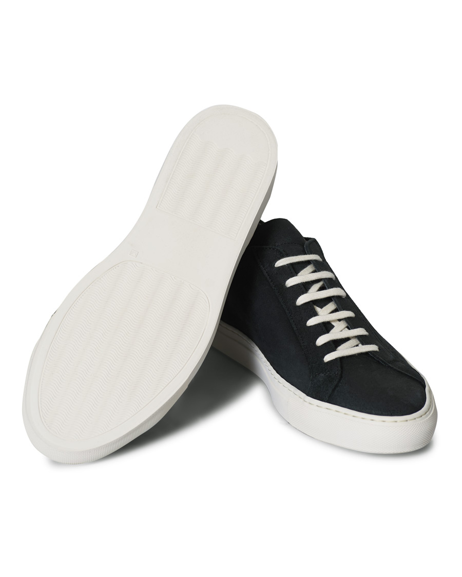 Homme | Common Projects Original Achilles Sneaker Black Waxed Suede | Common Projects | Original Achilles Sneaker Black Waxed Suede