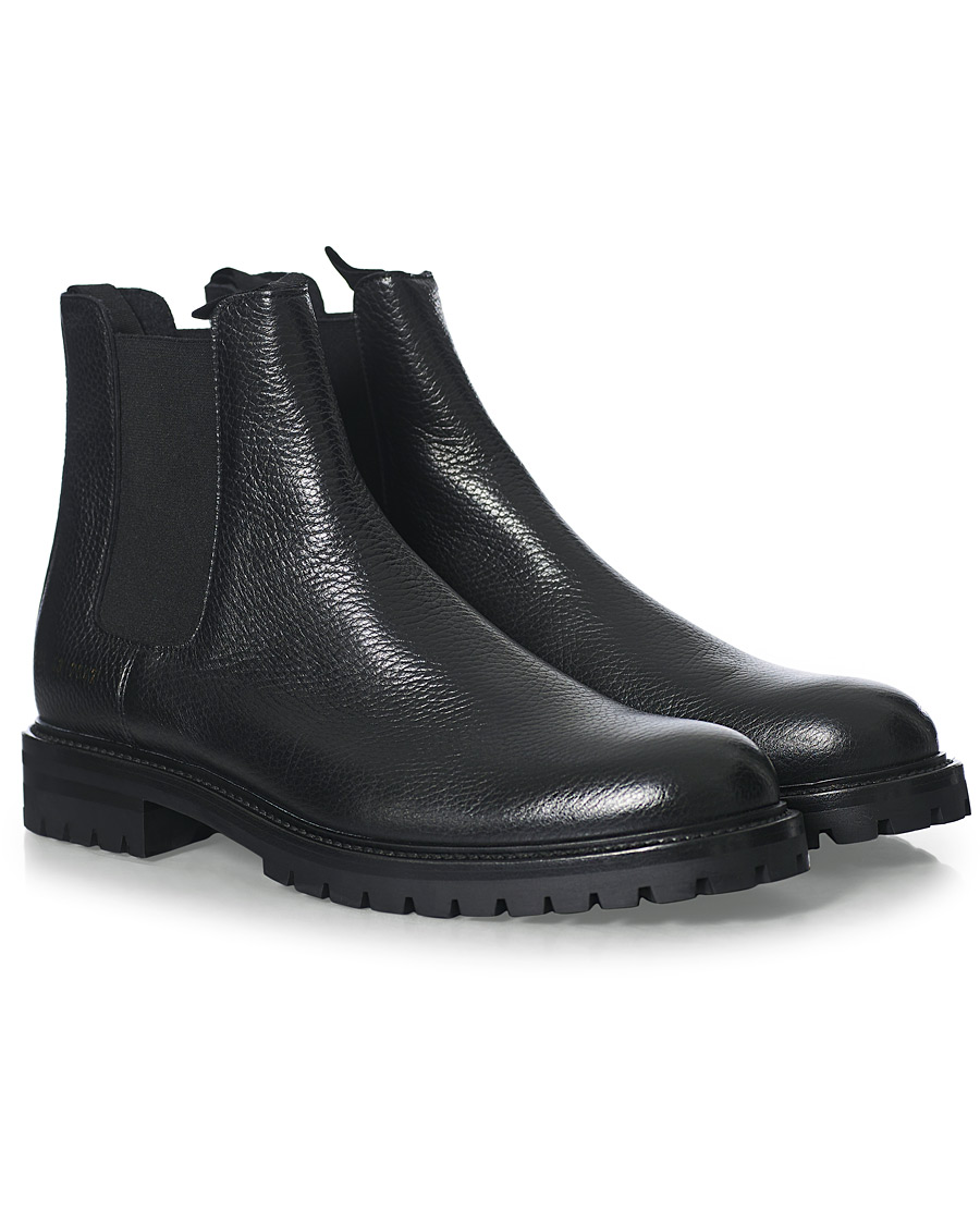 Homme | Common Projects Winter Chelsea Boot Black Nappa | Common Projects | Winter Chelsea Boot Black Nappa