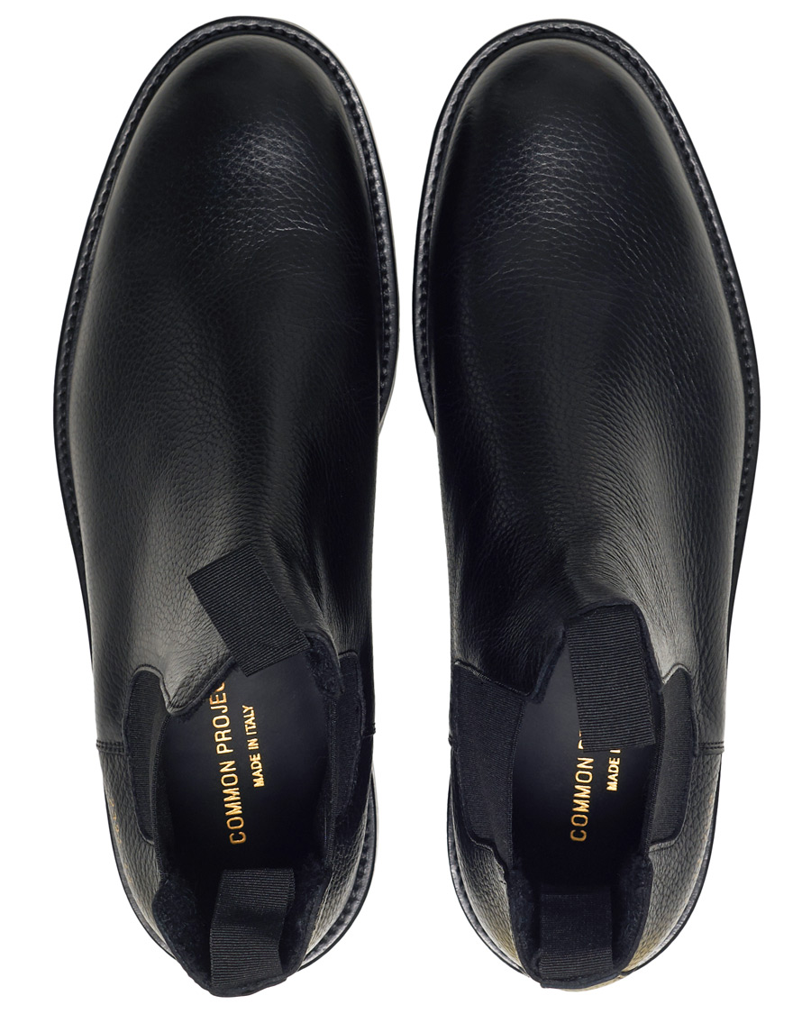 Homme | Common Projects Winter Chelsea Boot Black Nappa | Common Projects | Winter Chelsea Boot Black Nappa