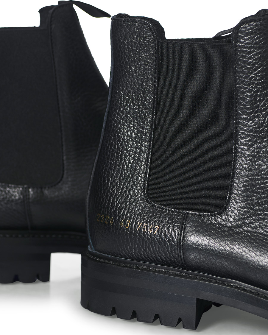 Homme | Common Projects Winter Chelsea Boot Black Nappa | Common Projects | Winter Chelsea Boot Black Nappa