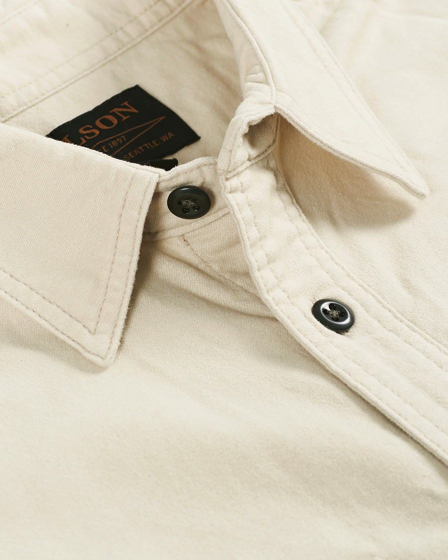 Homme | Chemises | Filson | Field Flannel Shirt Off White