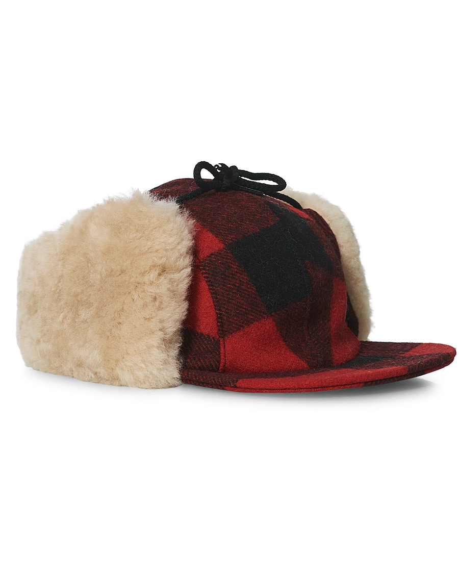 Homme | Filson Double Mackinaw Cap Red/Black | Filson | Double Mackinaw Cap Red/Black