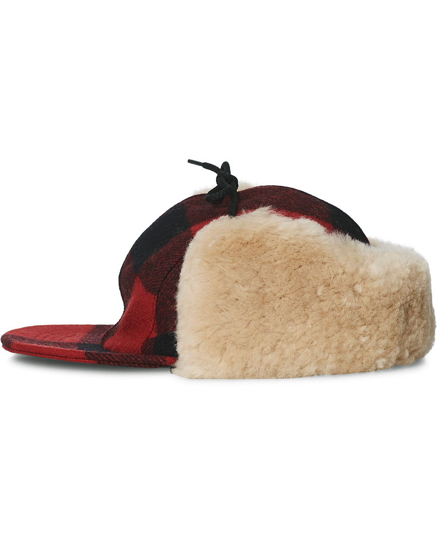 Homme | Filson Double Mackinaw Cap Red/Black | Filson | Double Mackinaw Cap Red/Black