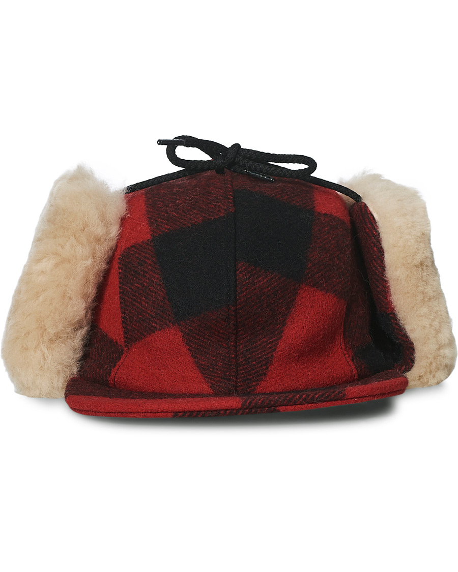 Homme | Filson Double Mackinaw Cap Red/Black | Filson | Double Mackinaw Cap Red/Black