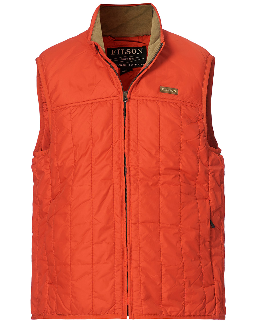 Homme | Manteaux Et Vestes | Filson | Ultralight Vest Orange