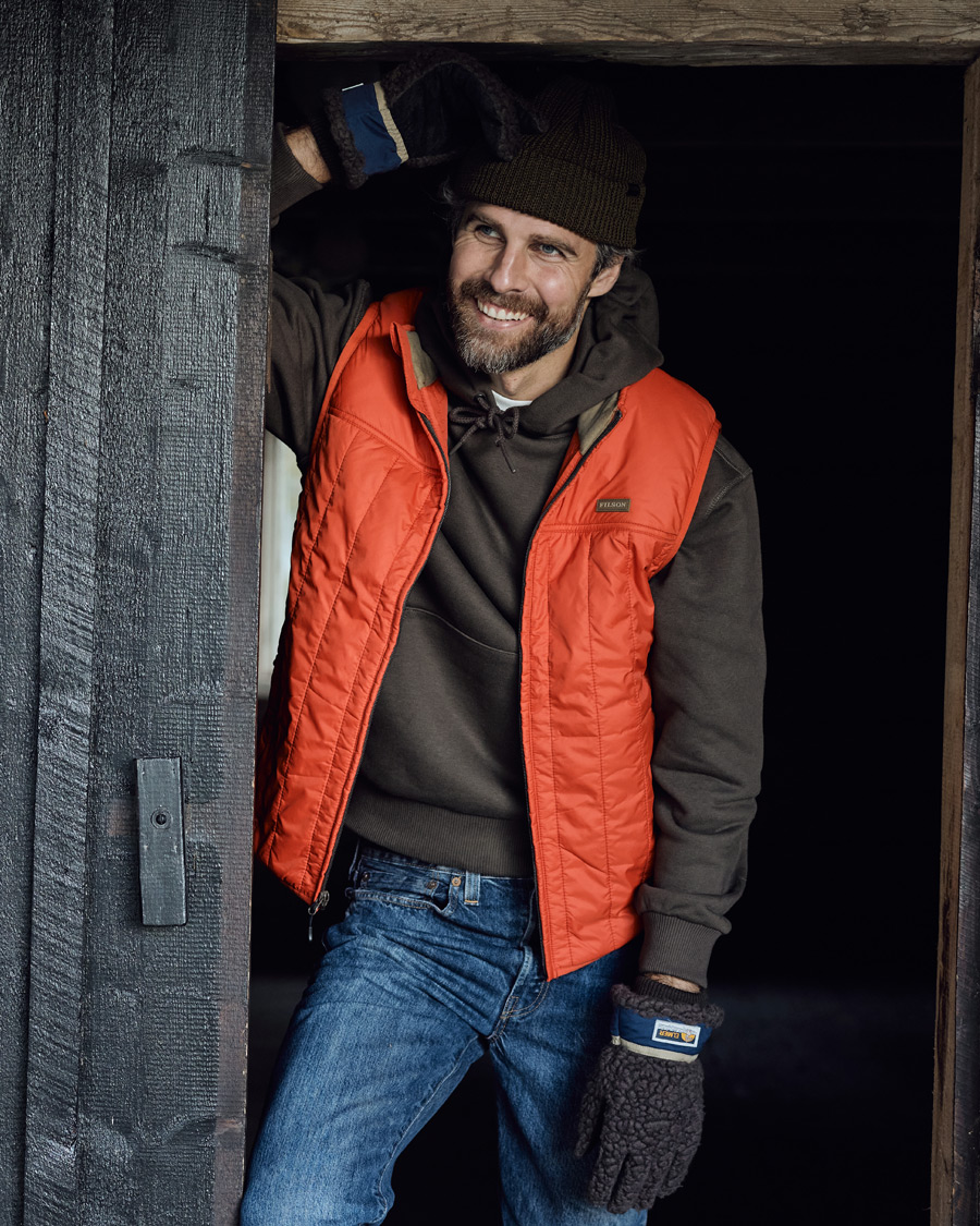 Homme | Manteaux Et Vestes | Filson | Ultralight Vest Orange