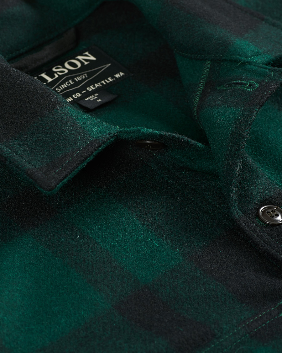 Heren | Jassen | Filson | Mackinaw Cruiser Shirt Jacket Green/Black