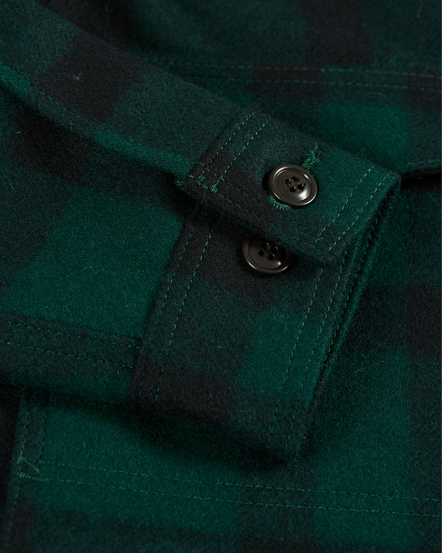 Heren | Jassen | Filson | Mackinaw Cruiser Shirt Jacket Green/Black