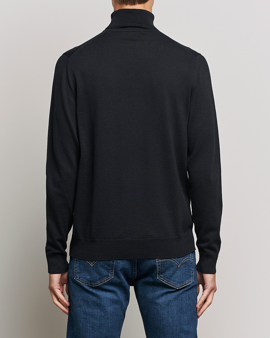 Homme | Pulls Et Tricots | Fred Perry | Roll Neck Jumper Black