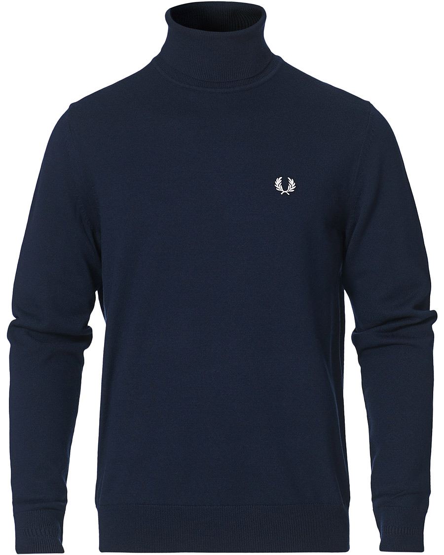 Homme | Pulls Et Tricots | Fred Perry | Rollneck Jumper Navy
