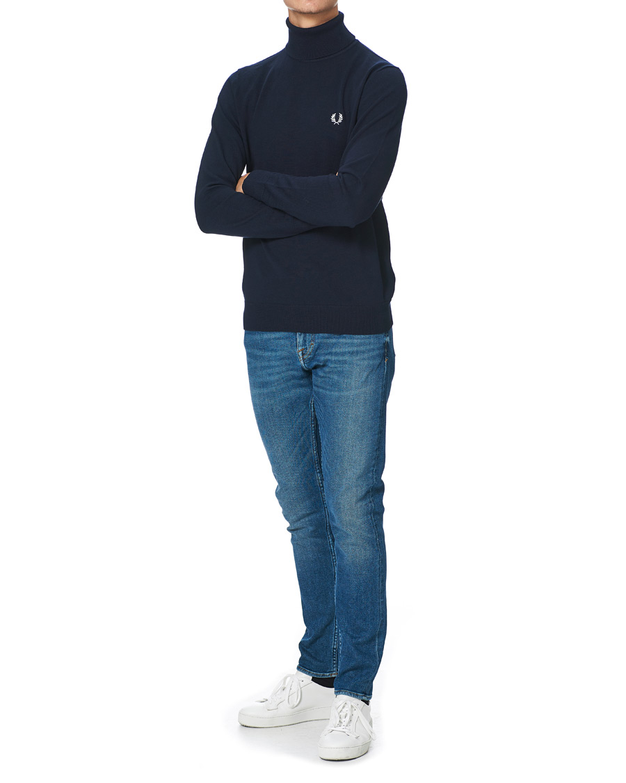 Homme | Pulls Et Tricots | Fred Perry | Rollneck Jumper Navy