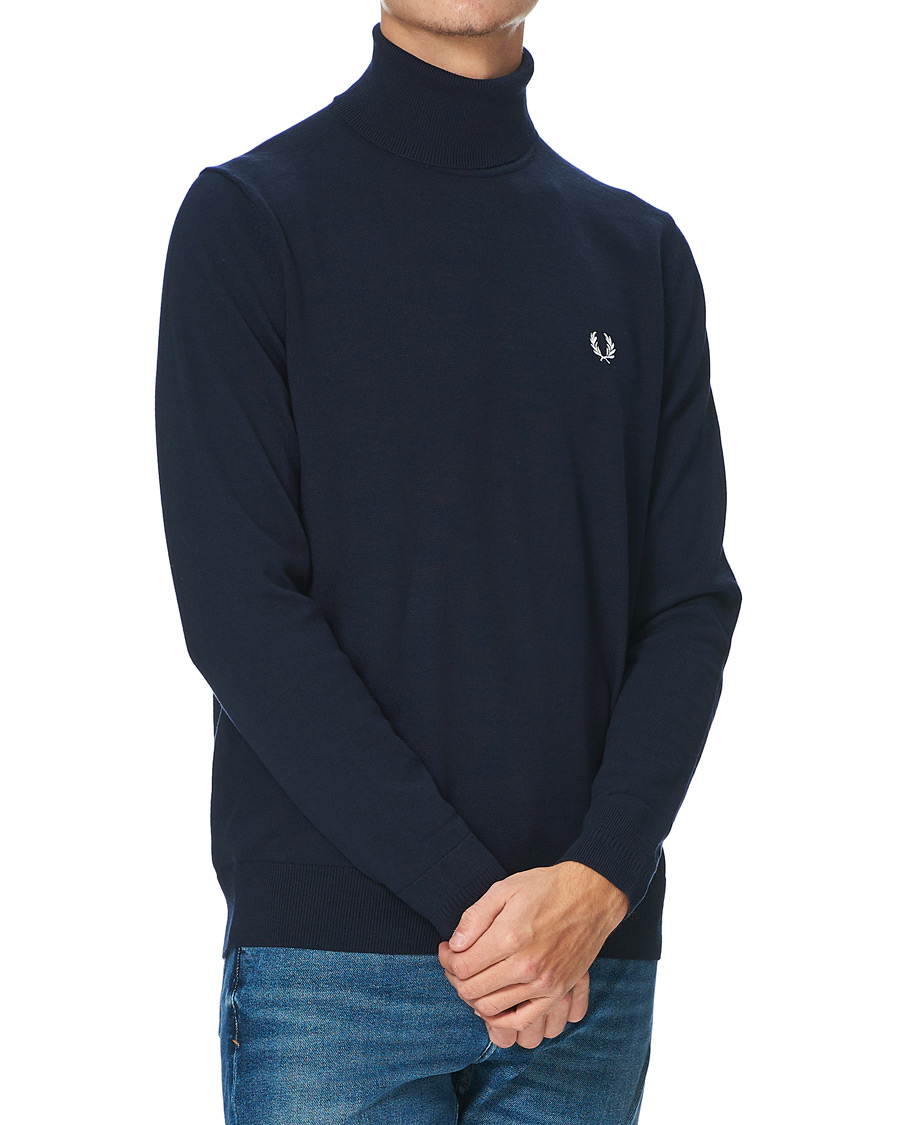Homme | Pulls Et Tricots | Fred Perry | Rollneck Jumper Navy