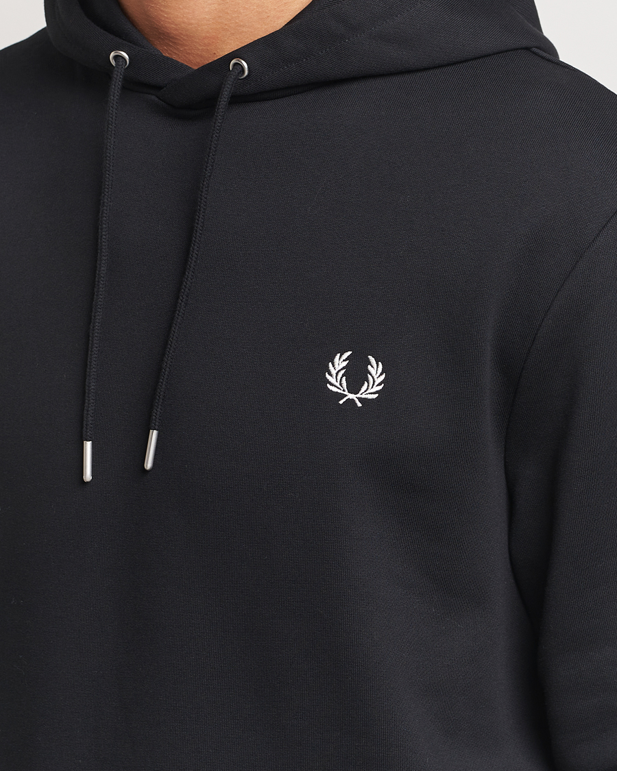 Heren | Truien | Fred Perry | Tipped Hoodie Black
