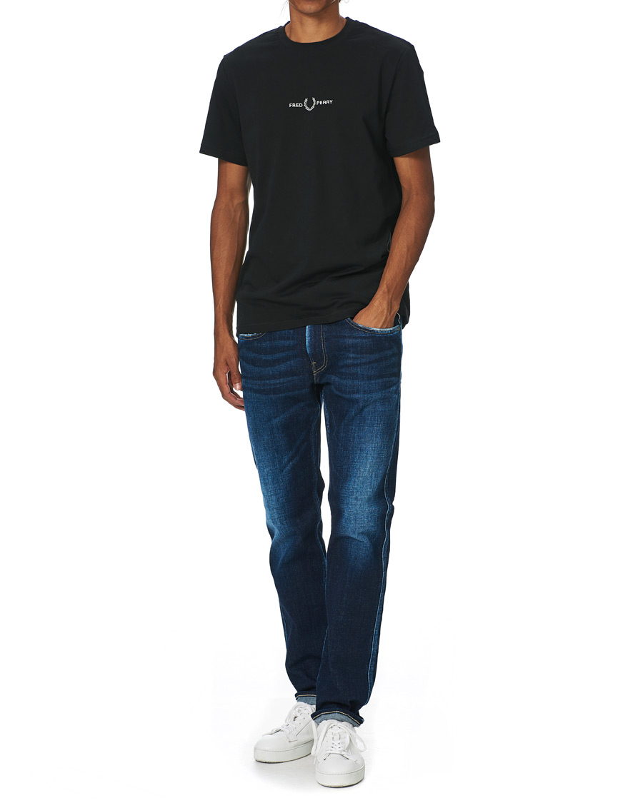 Homme | T-shirts | Fred Perry | Embroidered T-Shirt Black