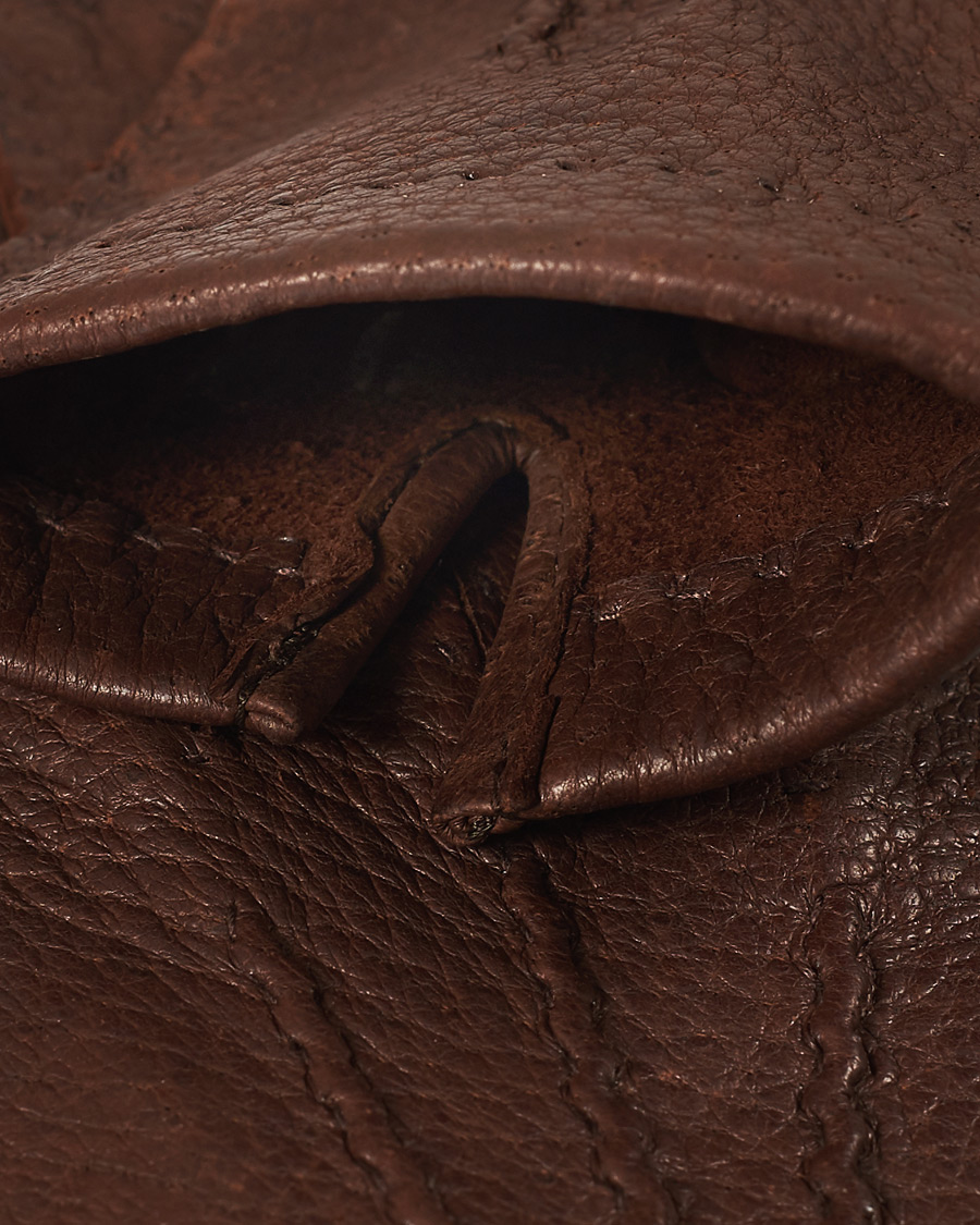 Homme | Hestra Peccary Handsewn Unlined Glove Sienna | Hestra | Peccary Handsewn Unlined Glove Sienna