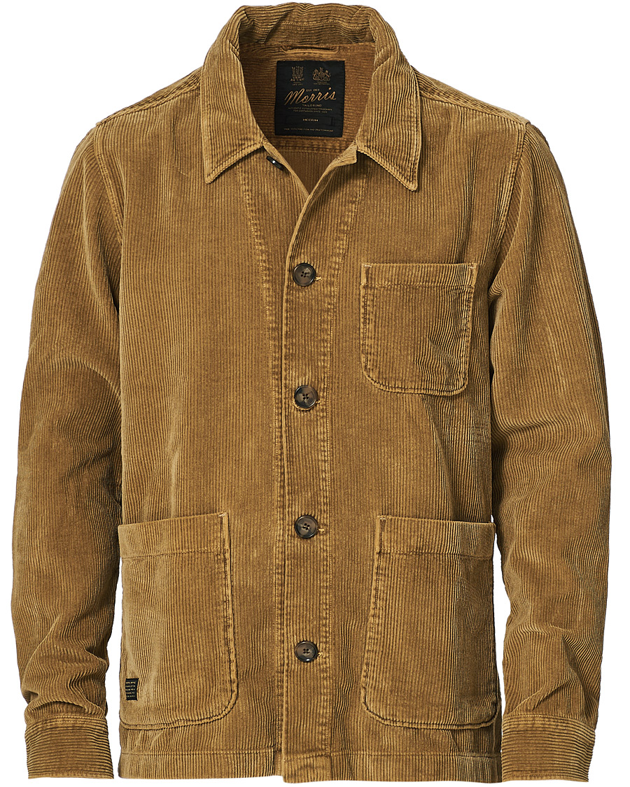Homme | Chemises | Morris | Pennon Cord Shirt Jacket Beige