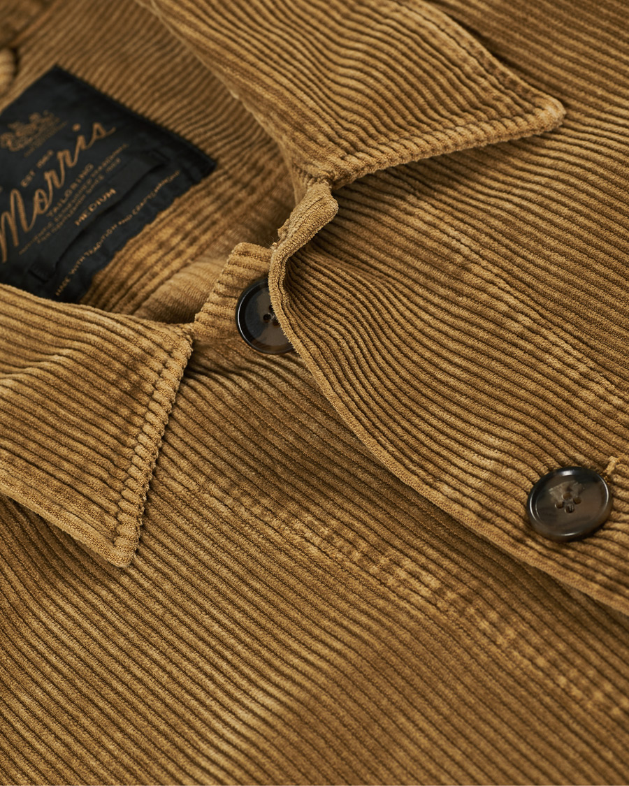 Homme | Chemises | Morris | Pennon Cord Shirt Jacket Beige