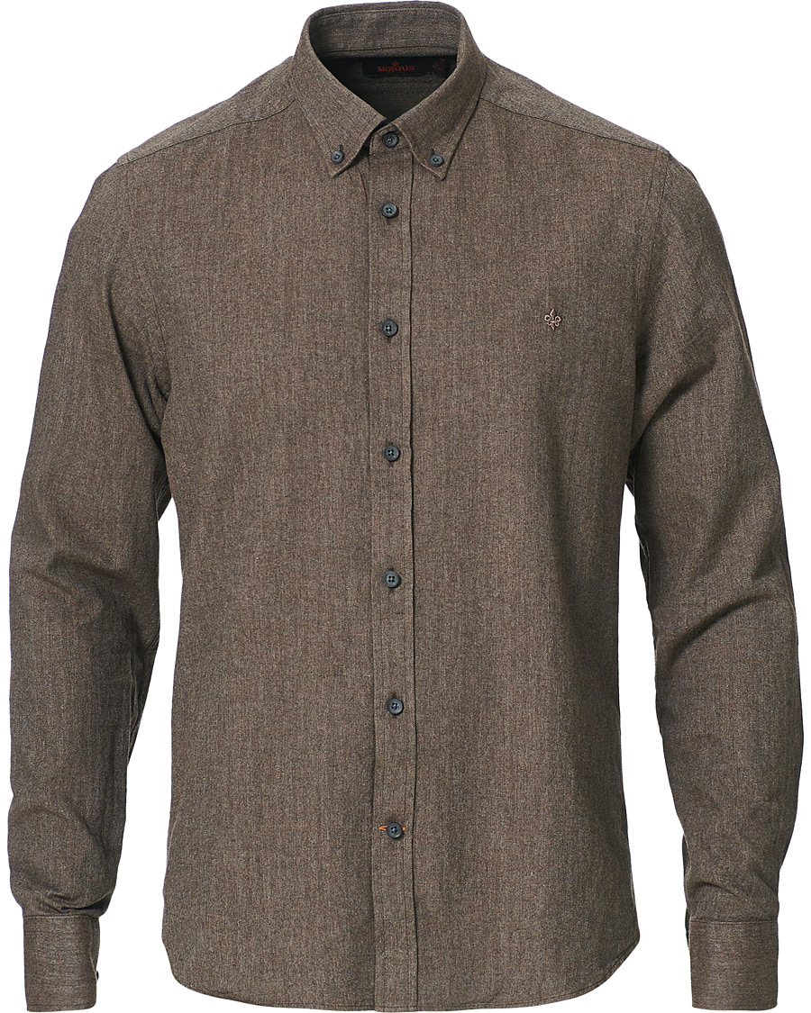 Homme | Chemises | Morris | Watts Flannel Button Down Shirt Brown