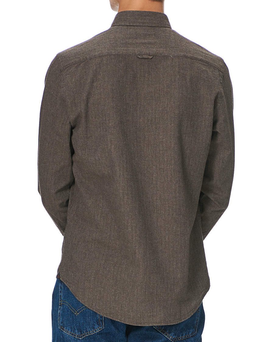 Homme | Chemises | Morris | Watts Flannel Button Down Shirt Brown