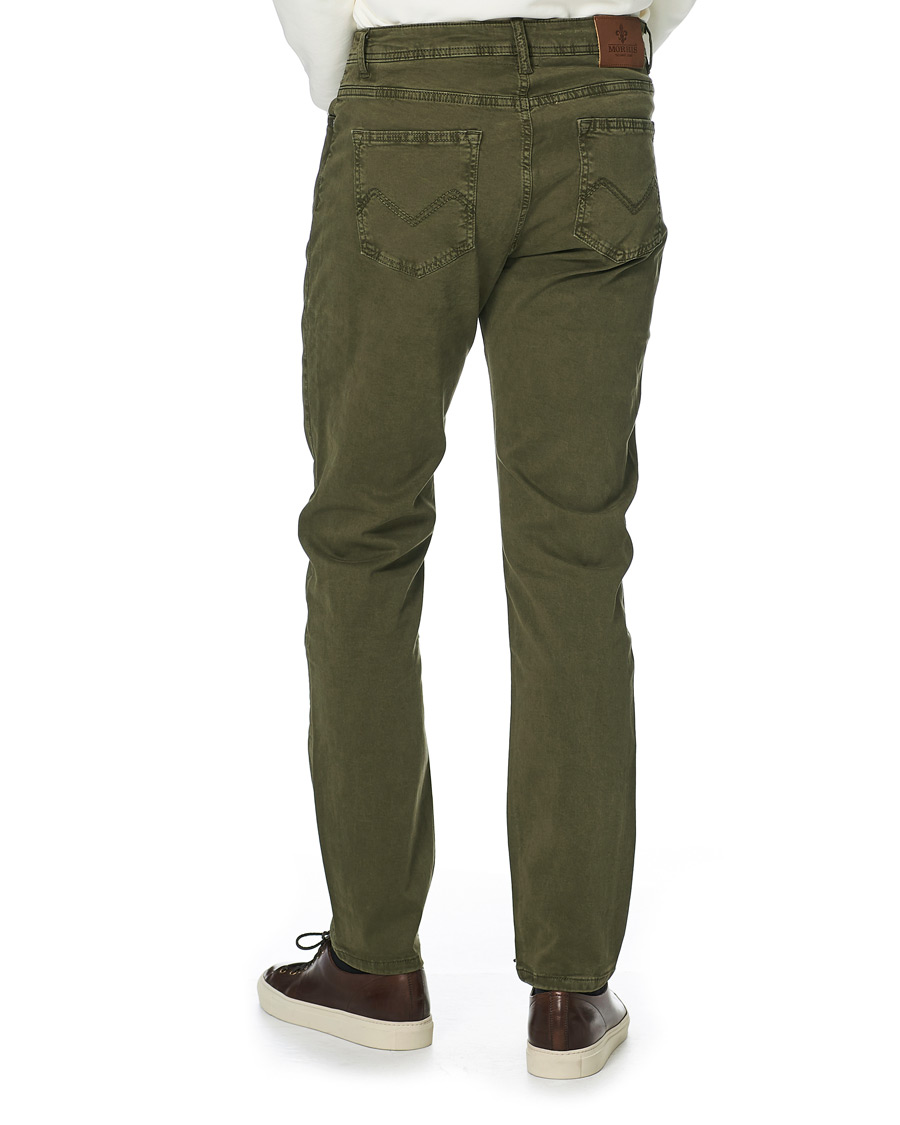 Homme | Pantalons | Morris | James Brushed Chinos Olive
