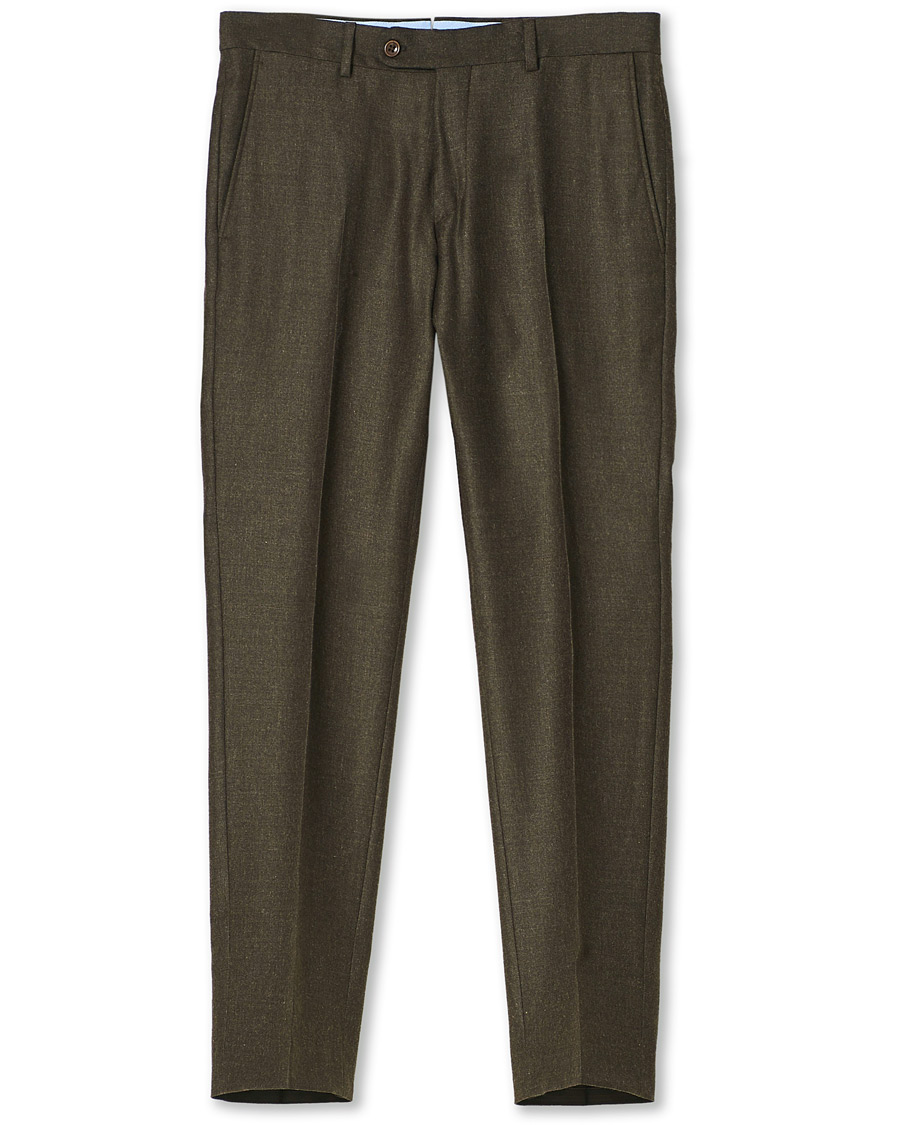 Homme | Pantalons | Morris | Rodney Flannel Trousers Brown