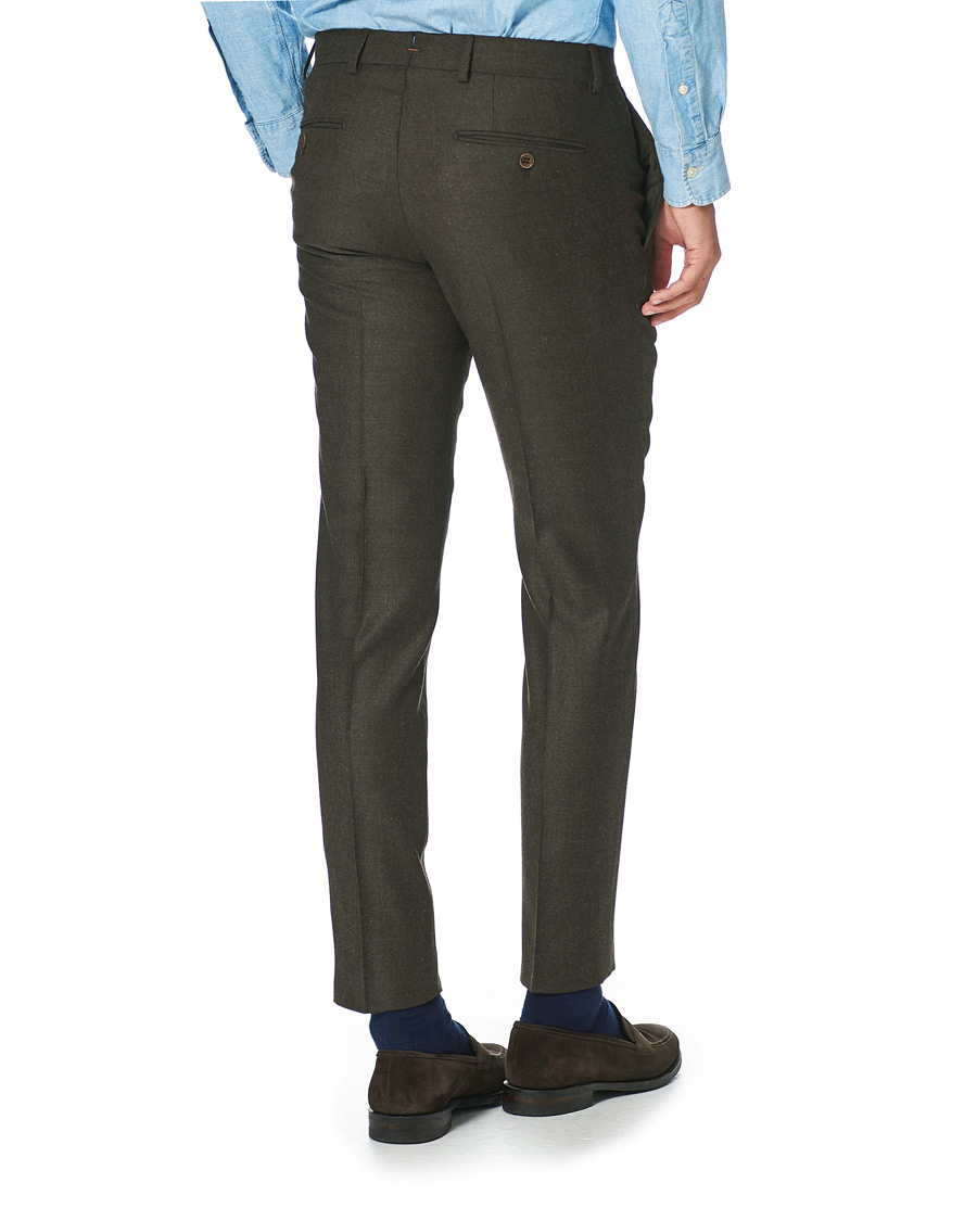 Homme | Pantalons | Morris | Rodney Flannel Trousers Brown