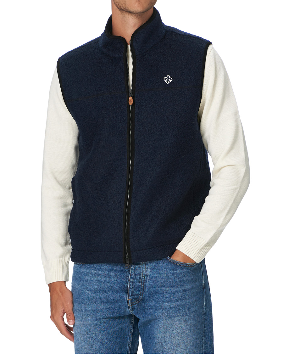 Homme | Gilets | Morris | Whitfield Pile Vest Navy
