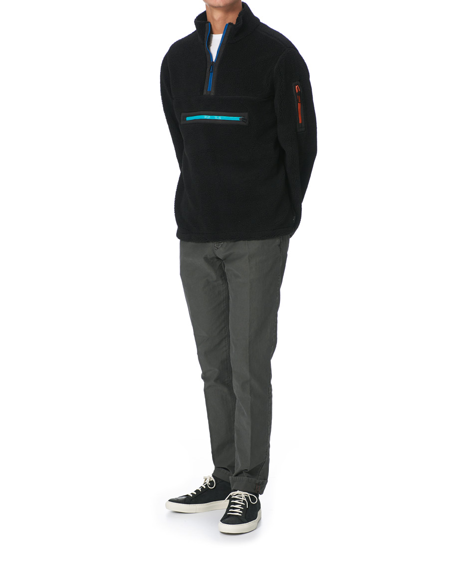 Homme | Pulls Et Tricots | PS Paul Smith | Half Zip Fleece Sweater Black