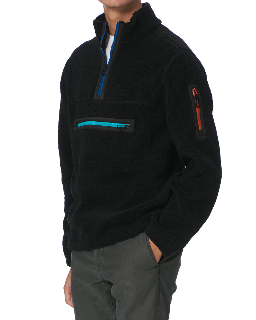 Homme | Pulls Et Tricots | PS Paul Smith | Half Zip Fleece Sweater Black