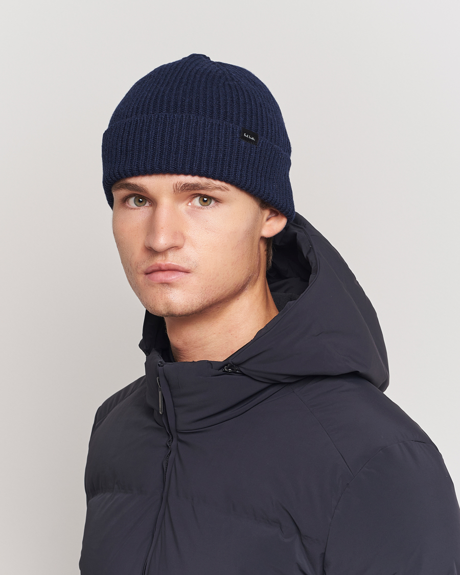 Heren | Paul Smith Cashmere Beanie Blue | Paul Smith | Cashmere Beanie Blue