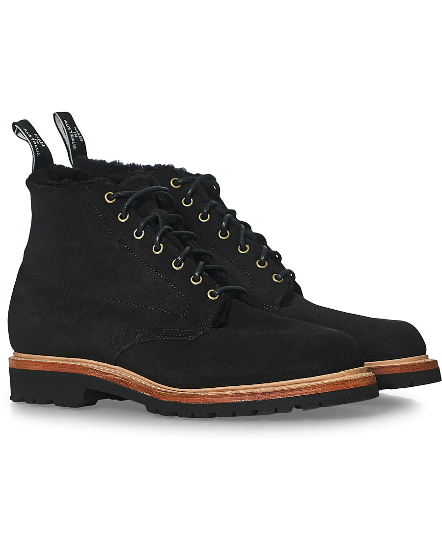 Homme | R.M.Williams Urban Rickaby Shearling Boot Nero Suede | R.M.Williams | Urban Rickaby Shearling Boot Nero Suede