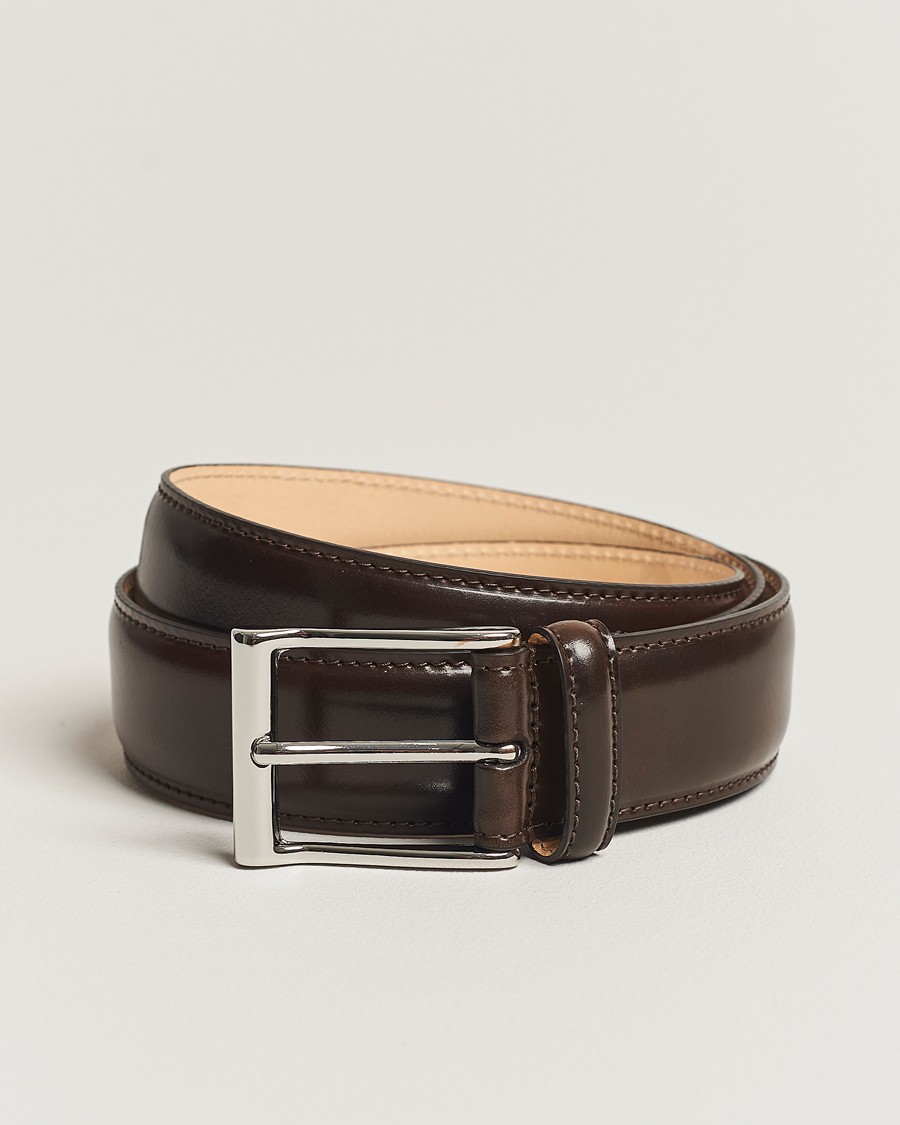 Homme | Ceintures | Crockett & Jones | Belt 3.2 cm Dark Brown Cordovan