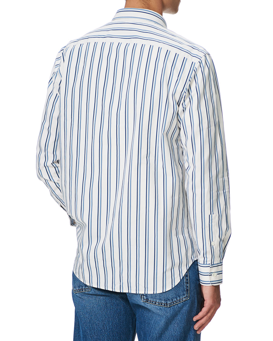 Homme | Chemises | Sunflower | Adrian Striped Shirt White/Blue