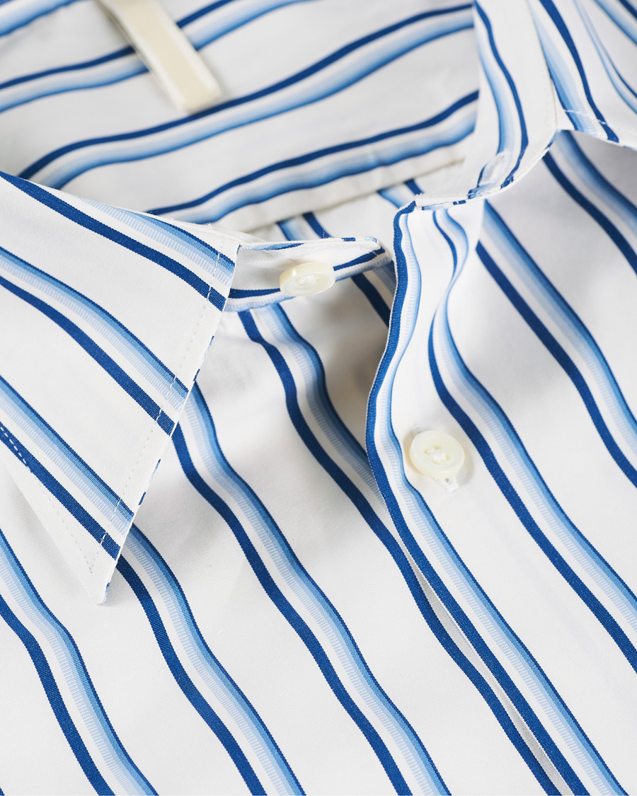 Homme | Chemises | Sunflower | Adrian Striped Shirt White/Blue