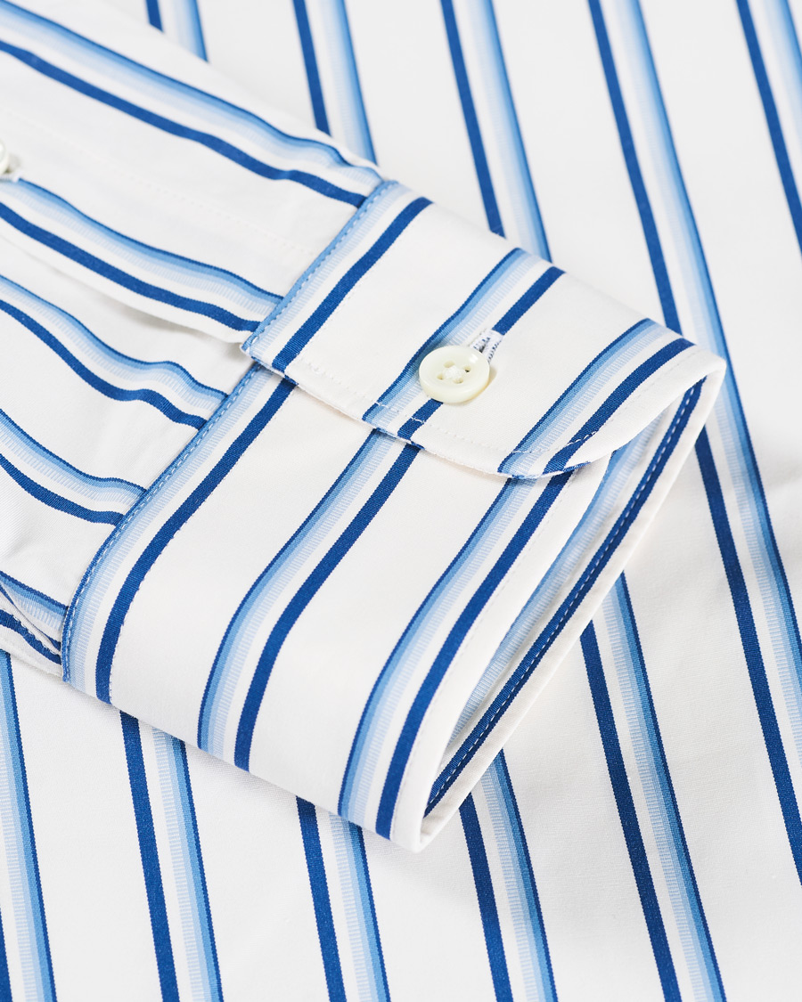 Homme | Chemises | Sunflower | Adrian Striped Shirt White/Blue