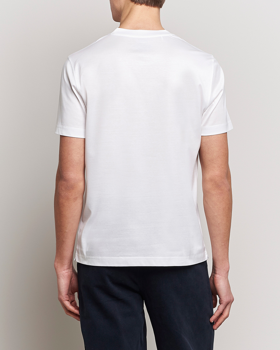 Homme | T-shirts | Eton | Filo Di Scozia Cotton T-Shirt White