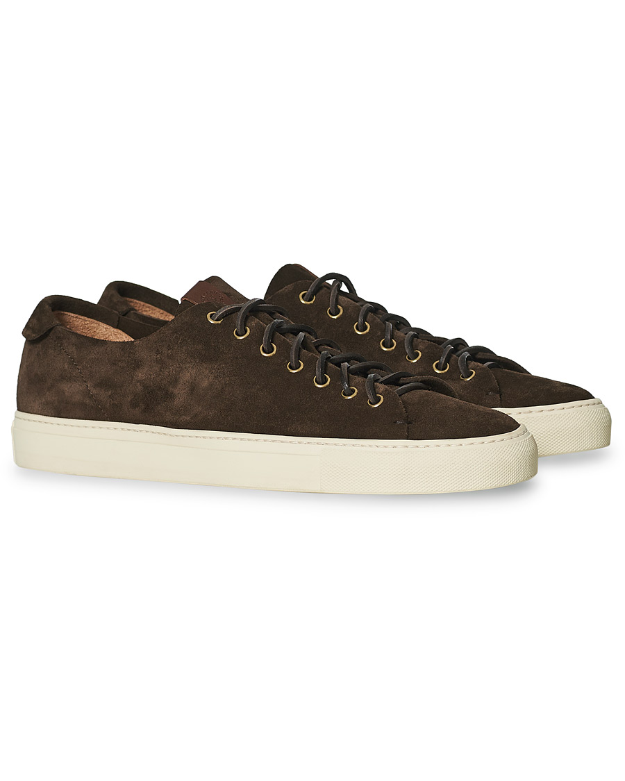 Homme | Buttero Suede Sneaker Dark Brown | Buttero | Suede Sneaker Dark Brown