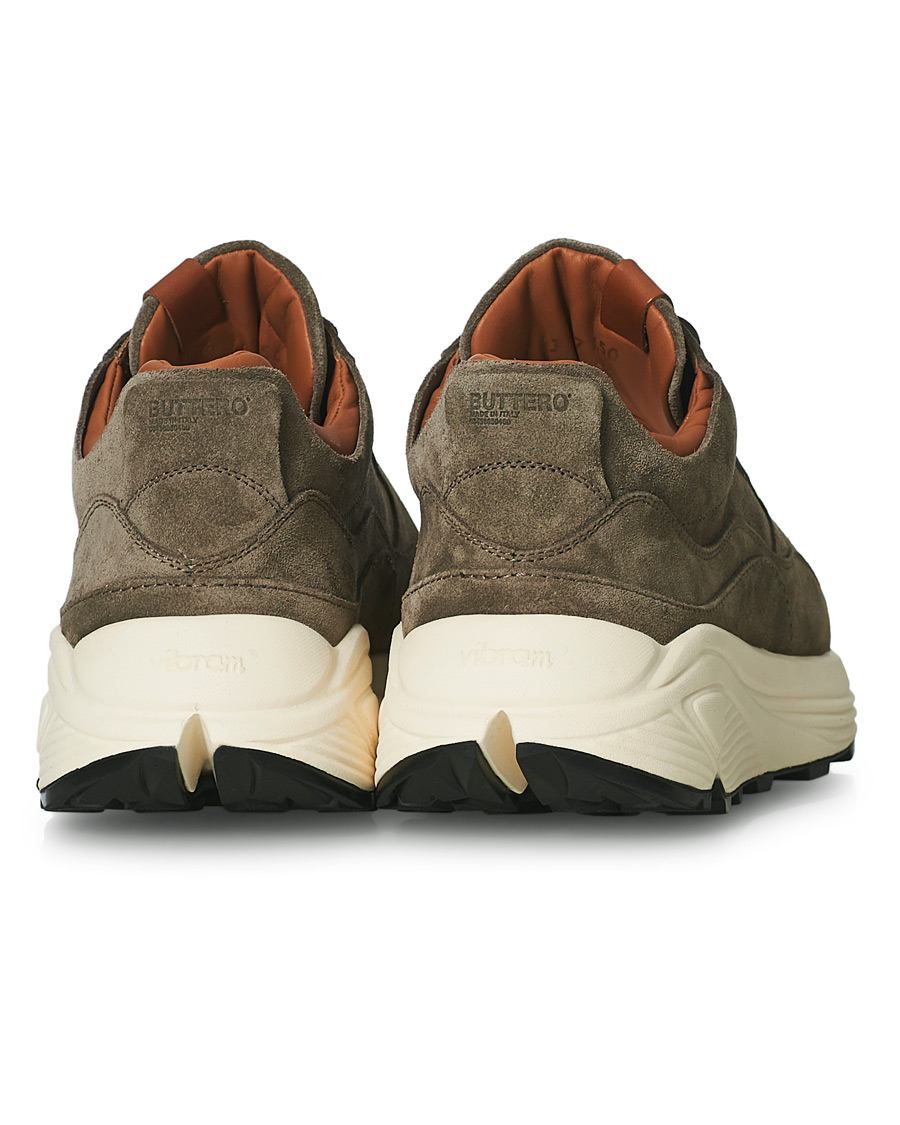 Homme | Buttero Vinci Suede Running Sneaker Taupe | Buttero | Vinci Suede Running Sneaker Taupe