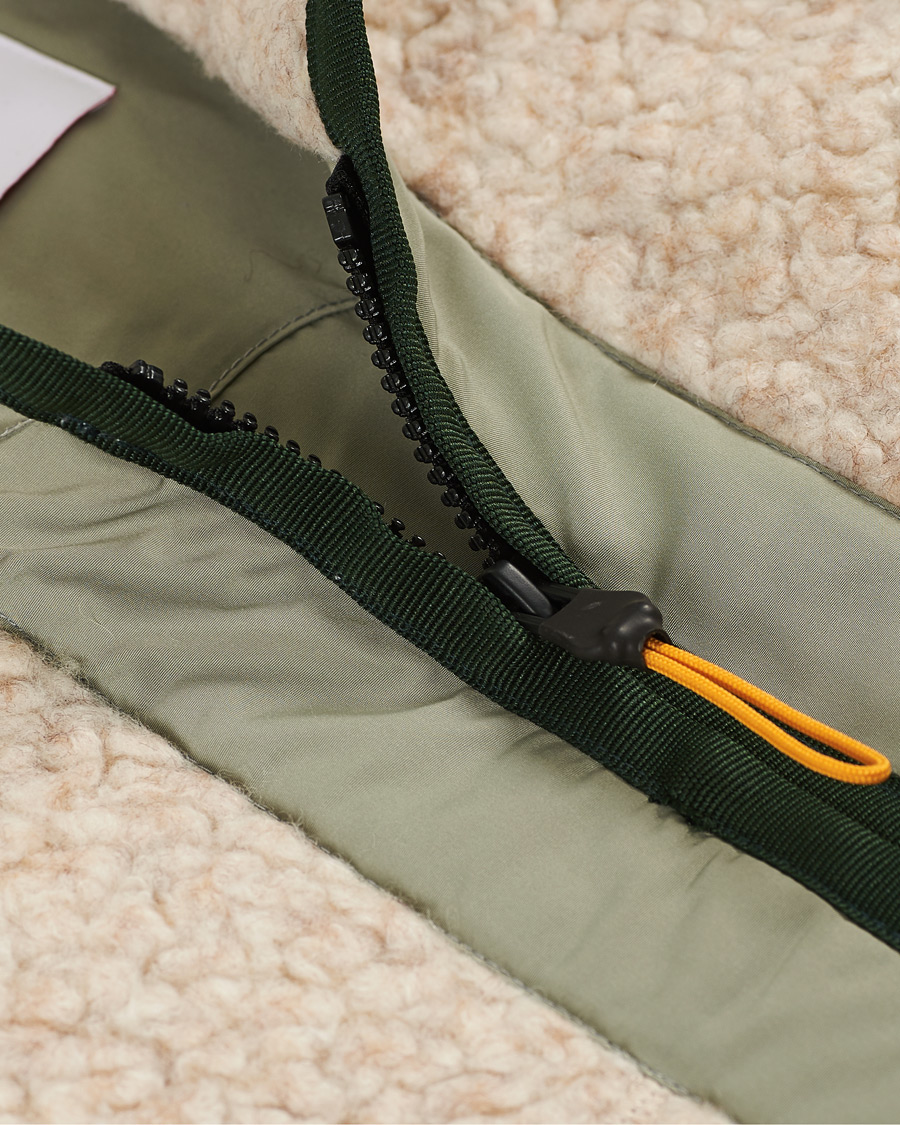 Heren | Truien | Orlebar Brown | Baird Fleece Full Zip Dune/Artichoke