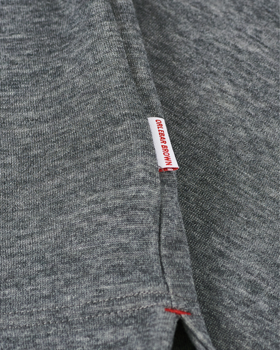 Homme | Pulls Et Tricots | Orlebar Brown | Neilson Double Face Merino Half Zip Storm Grey