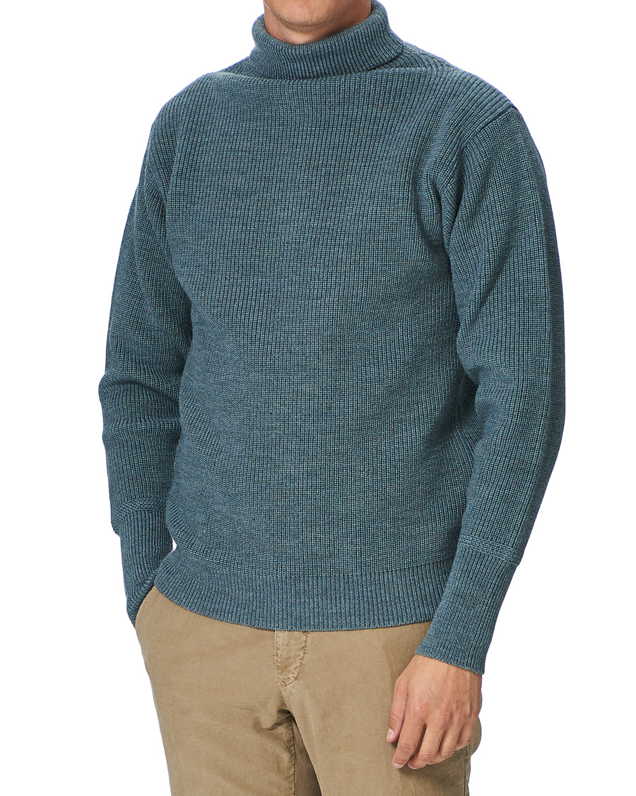 Homme | Pulls Et Tricots | Andersen-Andersen | Sailor Turtleneck Light Indigo