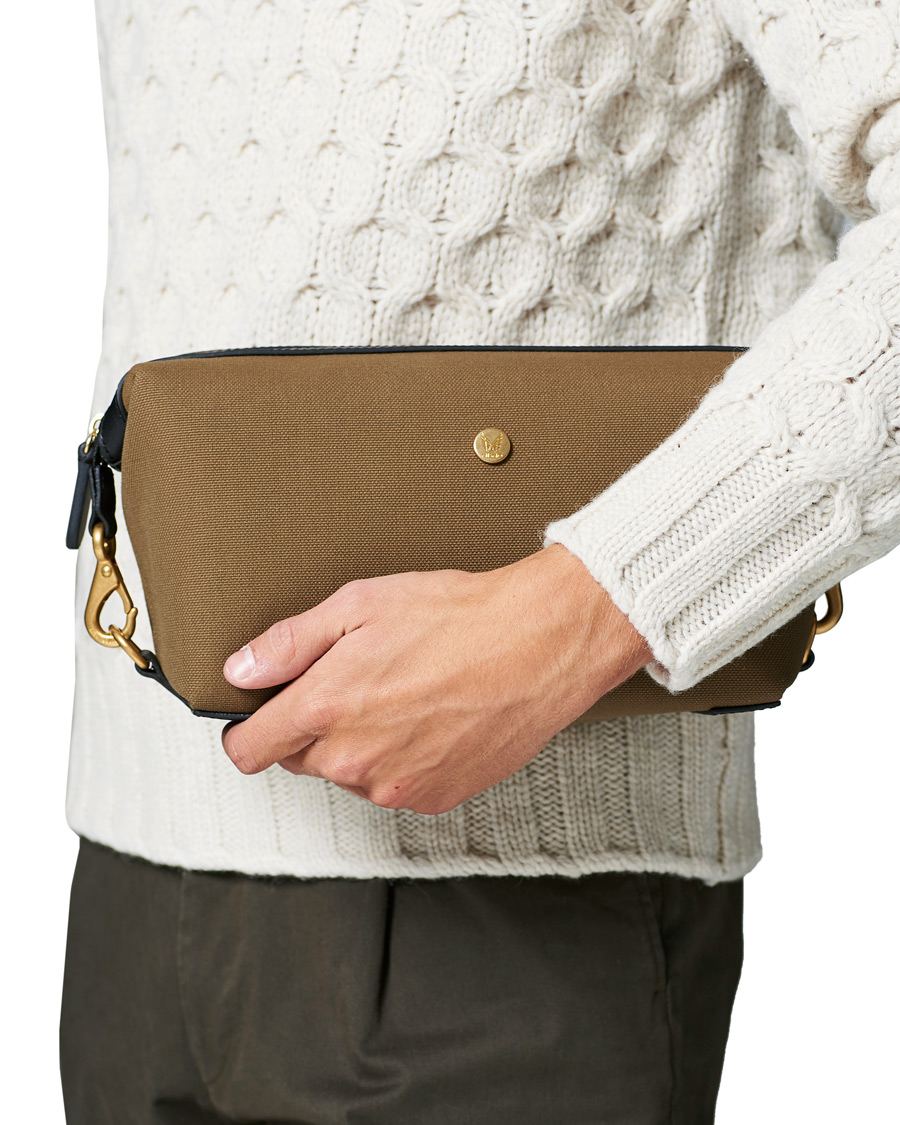 Heren | Mismo M/S Nylon Washbag Khaki/Black | Mismo | M/S Nylon Washbag Khaki/Black