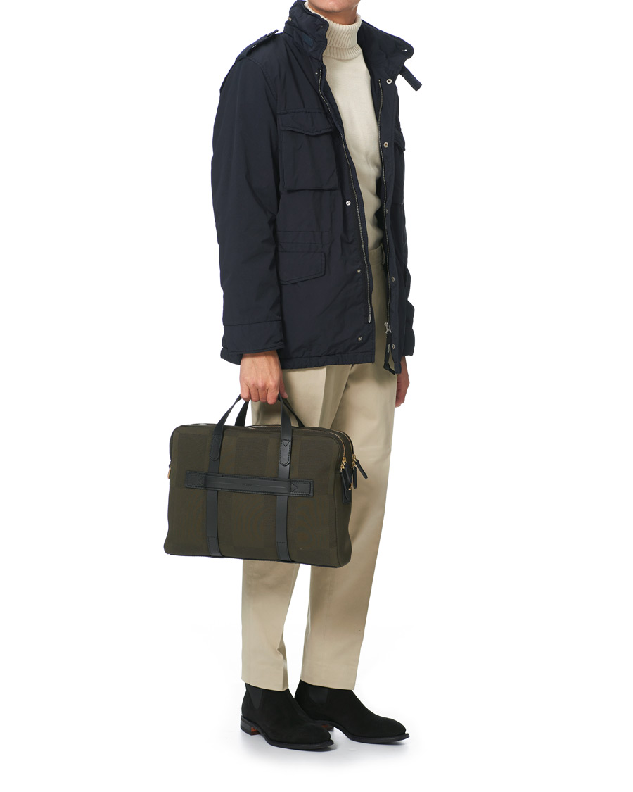 Homme | Mismo M/S Endeavour Briefcase Kings Green/Black | Mismo | M/S Endeavour Briefcase Kings Green/Black