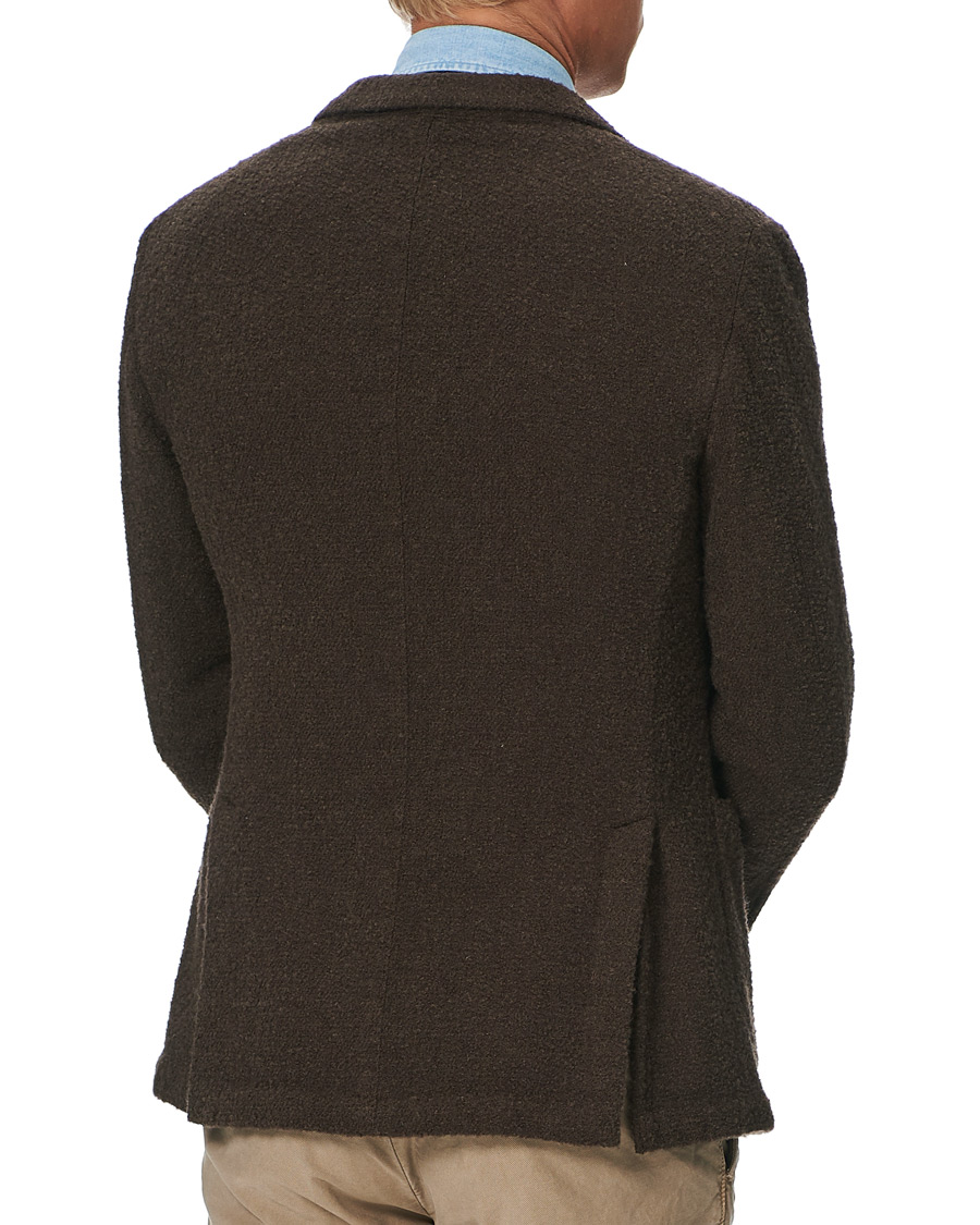 Homme | Blazers | L.B.M. 1911 | Jack Regular Bouclé Wool Alpaca Blazer Brown