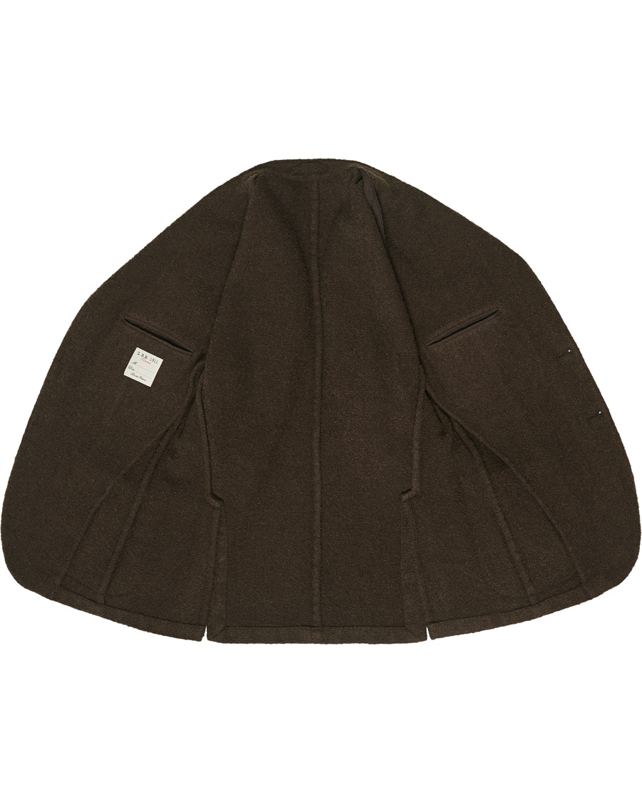 Homme | Blazers | L.B.M. 1911 | Jack Regular Bouclé Wool Alpaca Blazer Brown